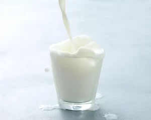 susu akan dibreakdown oleh lactase enzyme